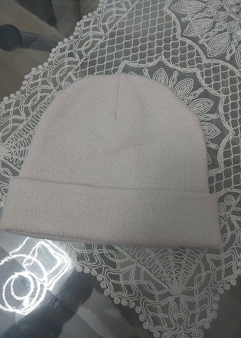 İkili Örgü Bere Seti - Pembe ve Pudra - Görsel 5