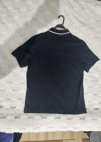 H&M Siyah Erkek Polo Yaka Tişört - Görsel 4