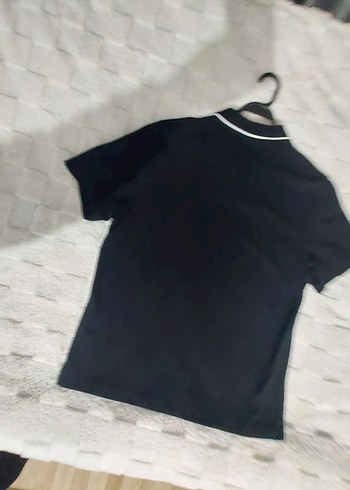 H&M Siyah Erkek Polo Yaka Tişört - Görsel 12