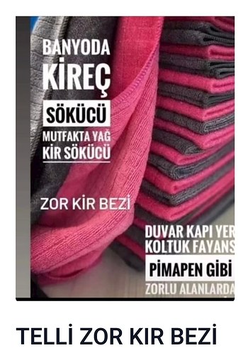 Beden çeşitli Renk Pembe Mikrofiber Temizlik Bezi Zor kir telli Bez
