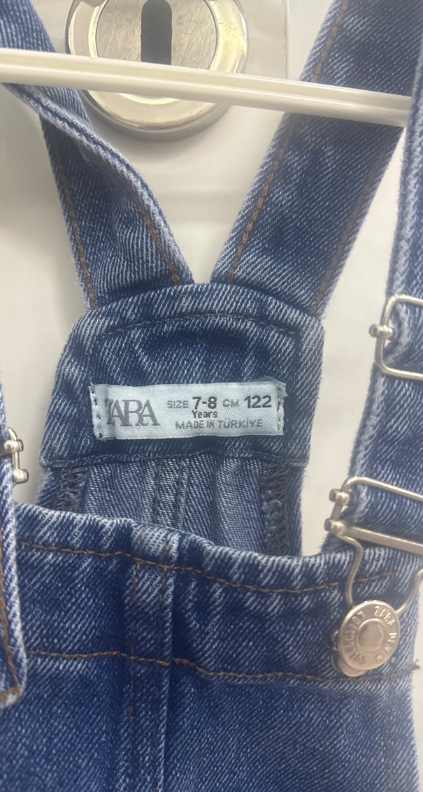 Kız Denim Askılı Tulum - Görsel 2