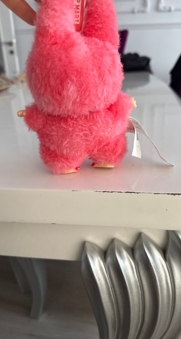 Labubu Renkli Pembe Peluş Oyuncak Tavşan - Görsel 2