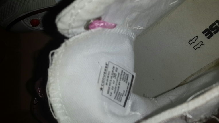 38 Beden beyaz Renk gelin Converse