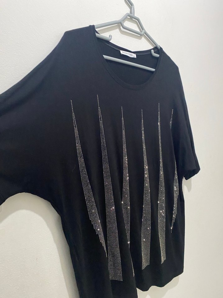 Pilili Siyah Kadın Bluz - Görsel 2