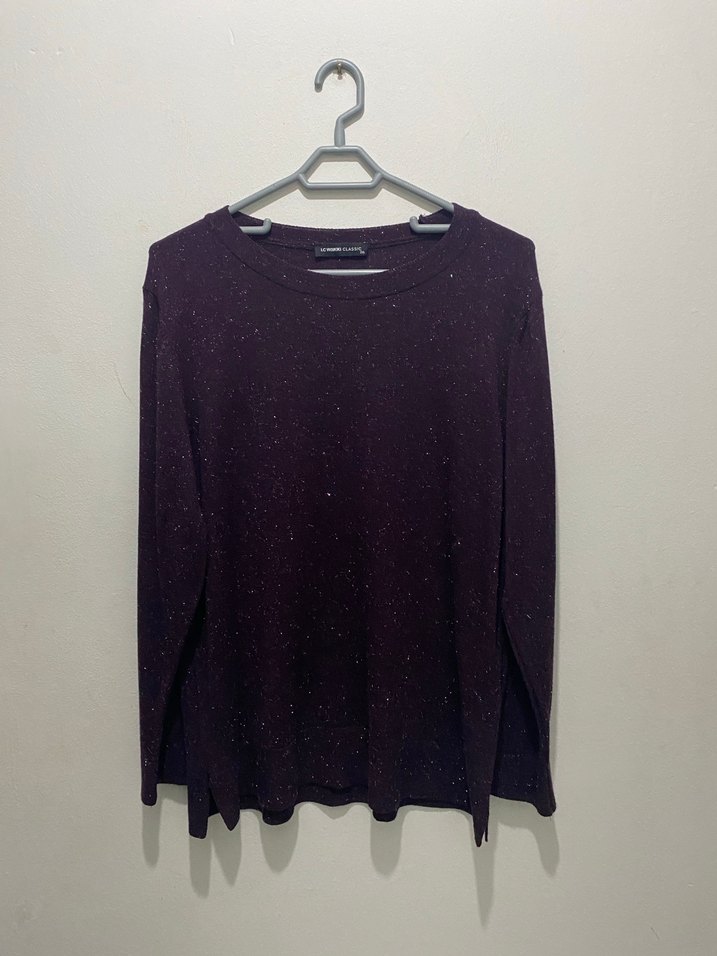 Bayan simli ince kazak - Görsel 2