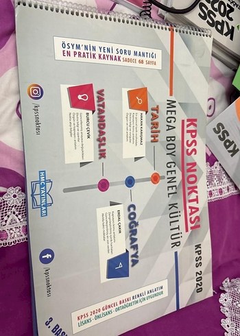 KPSS Noktası 2020 Mega Boy Genel Kültür Kitabı