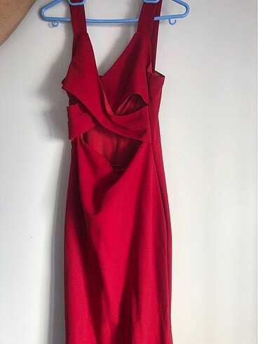 xs Beden Kırmızı Mezuniyet Elbisesi