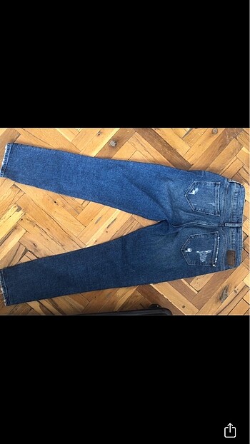 36 Beden Mavi Boyfriend Jean