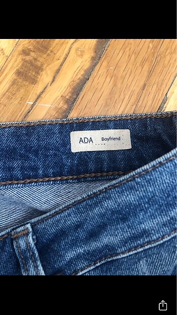 36 Beden mavi Renk Mavi Boyfriend Jean