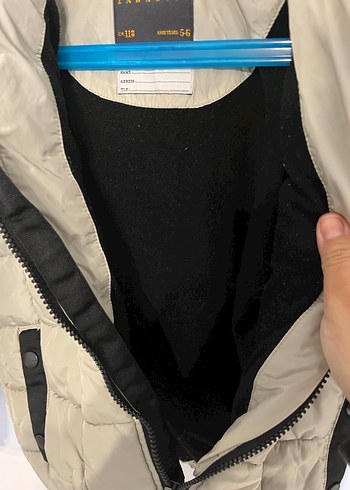 6 Yaş Beden gri Renk Zara Gri Fermuarlı Mont