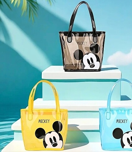 Diğer Mickey hiç kullanılmamış plaj çantası çocuk