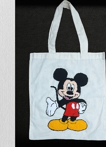 Mickey mouse punch işleme çanta