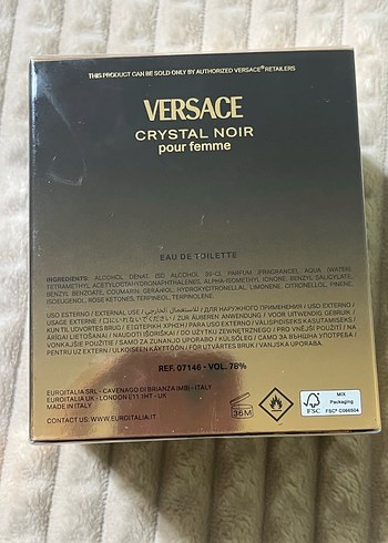 Versace Crystal Noir Kadın Parfümü 90 ml - Görsel 3