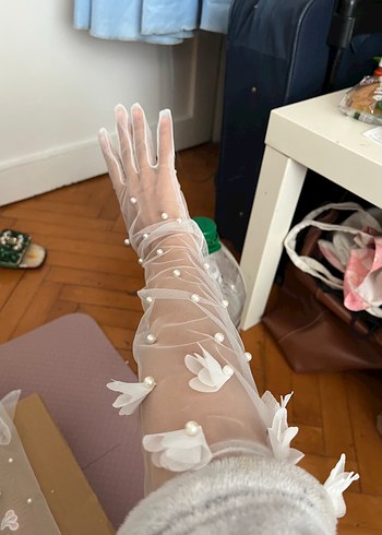 40 Beden beyaz Renk Dantel Detaylı Beyaz Stiletto Gelin Ayakkabısı