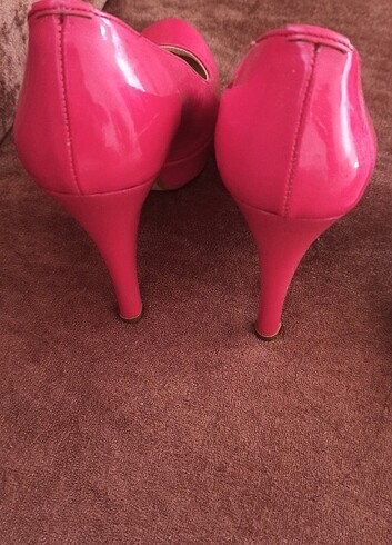 36 Beden pembe Renk Stiletto Ayakkabi