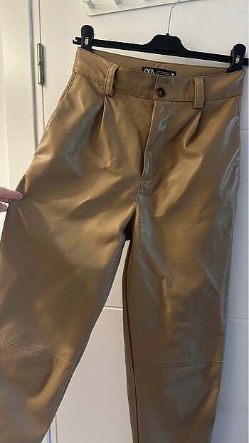 xs Beden Zara Deri Pantolon