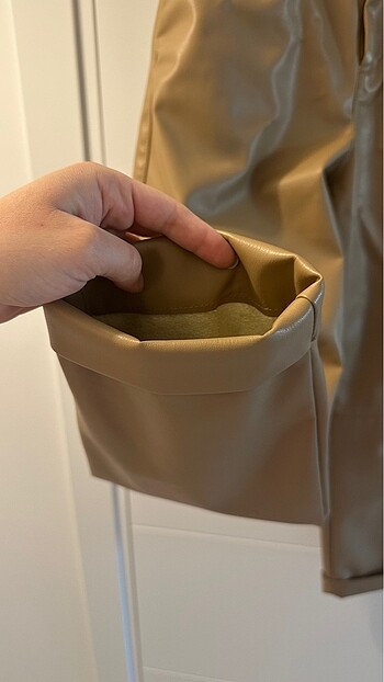 Zara Deri Pantolon - Görsel 7