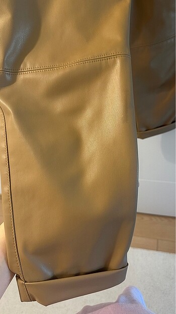 Zara Deri Pantolon - Görsel 5