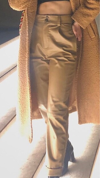 Zara Deri Pantolon - Görsel 10
