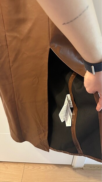 Zara Deri Elbise - Görsel 7