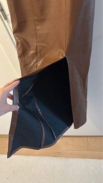 Zara Deri Elbise - Görsel 6