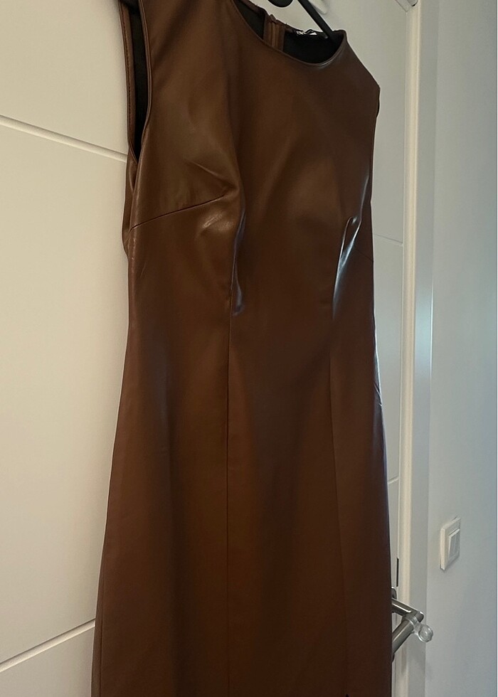 Zara Deri Elbise - Görsel 3