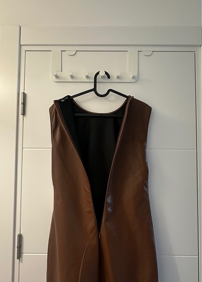 Zara Deri Elbise - Görsel 5