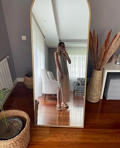 Massimo Dutti Orj marka krem elbise????