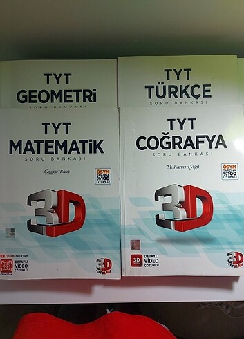 3D Yayınları Tyt 4 Kitap