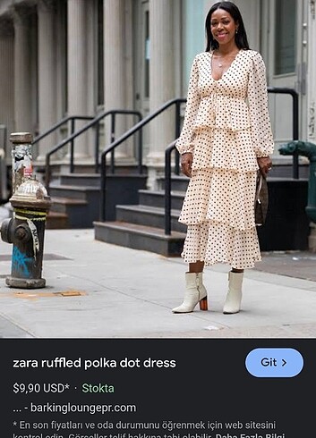 Zara Zara puantiyeli elbise