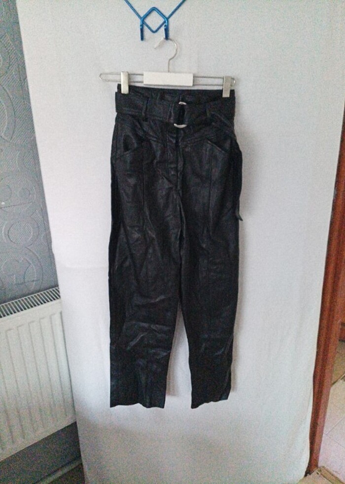 H& M Deri Pantolon  - Görsel 2