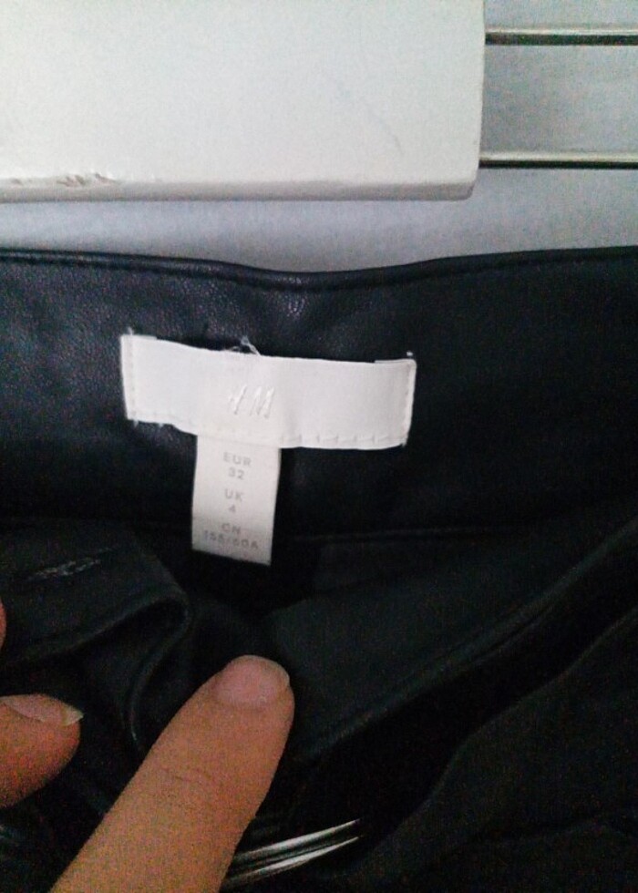 H& M Deri Pantolon  - Görsel 5