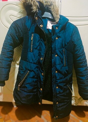 Lacivert kız çocuk mont