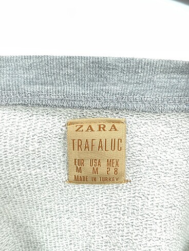 m Beden gri Renk Zara Sweatshirt %70 İndirimli.