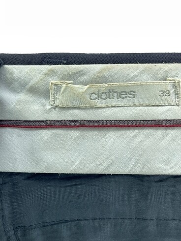 36 Beden siyah Renk PreLoved Kumaş Pantolon %70 İndirimli.