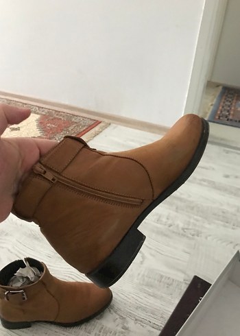 36 Beden camel Renk Kahverengi Süet Kadın Bot
