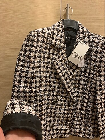 Zara tüvit kısa ceket