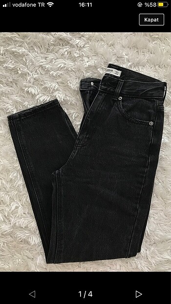 Pull and bear gri mom jean