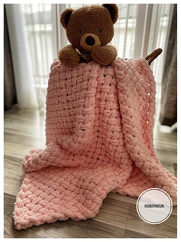 Hasır Model Bebek Battaniyesi
