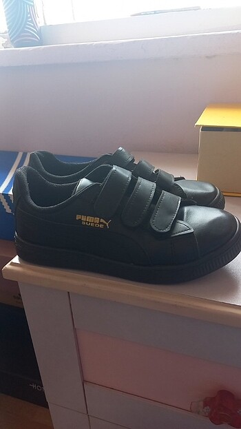 Puma suede model 37 numara siyah spor sneaker