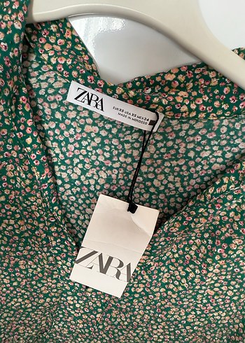 xs Beden yeşil Renk Yeşil Mini zara elbise