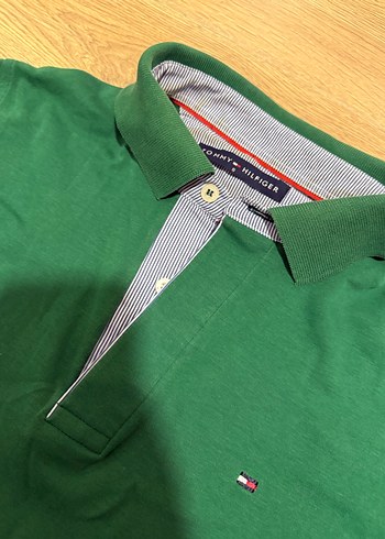 Yeşil Kısa Kollu Polo Yaka Tişört - Görsel 3