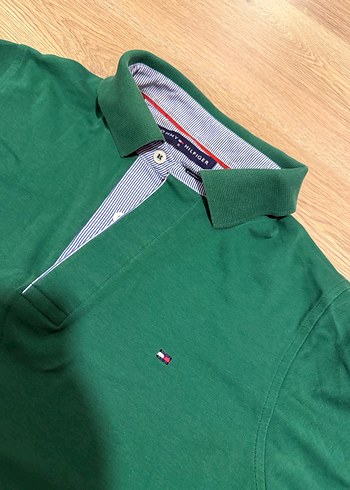 Yeşil Kısa Kollu Polo Yaka Tişört - Görsel 2