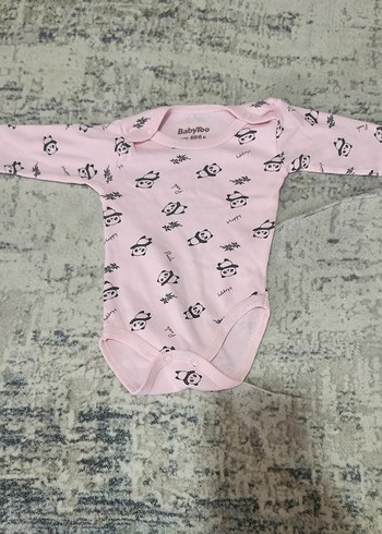 Uzun Kollu Pembe Bebek Body - Görsel 2