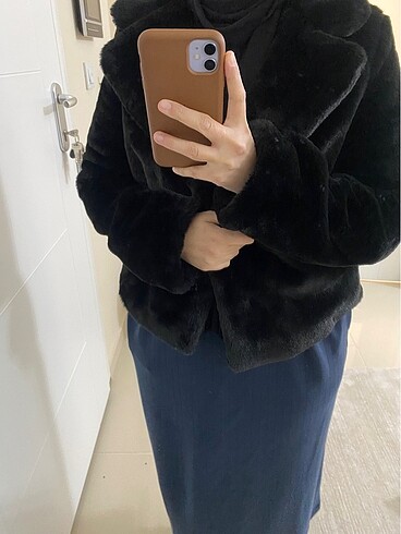 s Beden Pull and bear kürk ceket