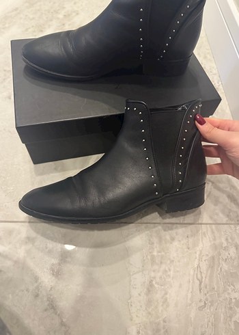 Beymen Siyah Zimba Damgali Bot - Görsel 4