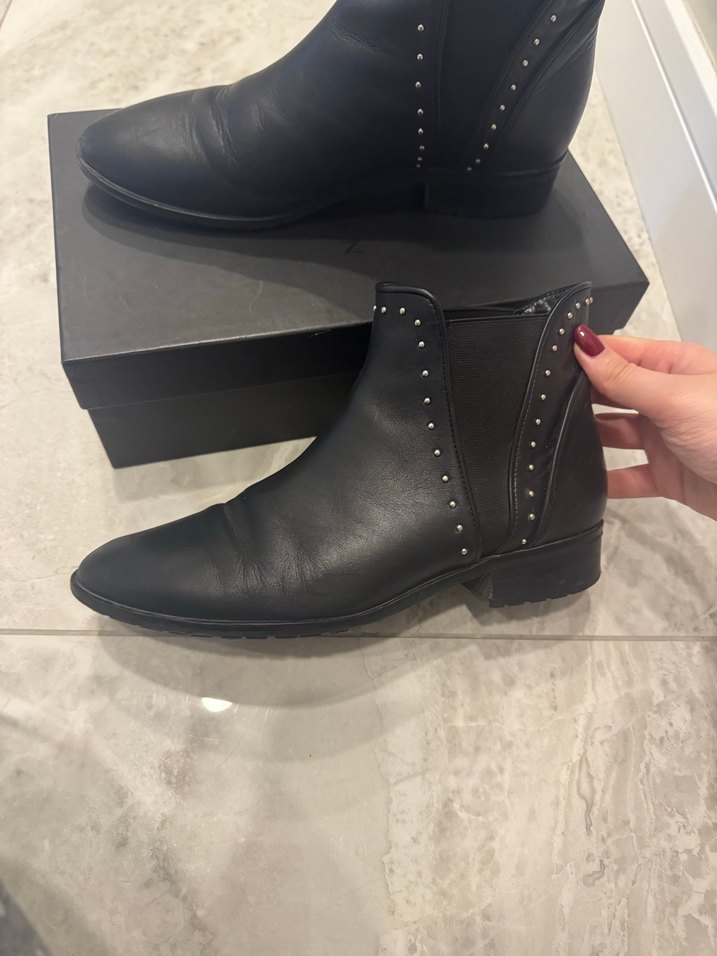 Beymen Siyah Zimba Damgali Bot - Görsel 4