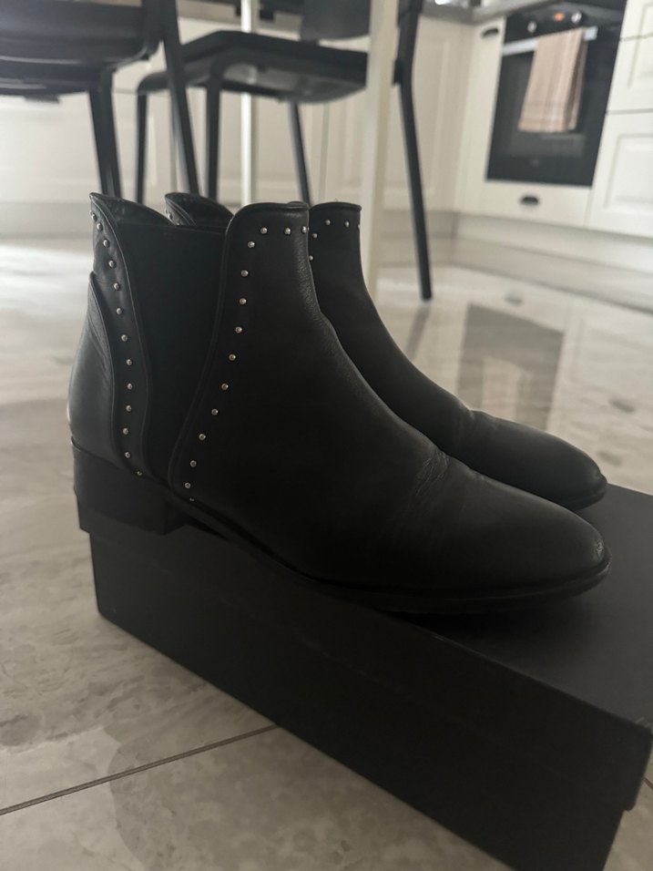 Beymen Siyah Zimba Damgali Bot - Görsel 2