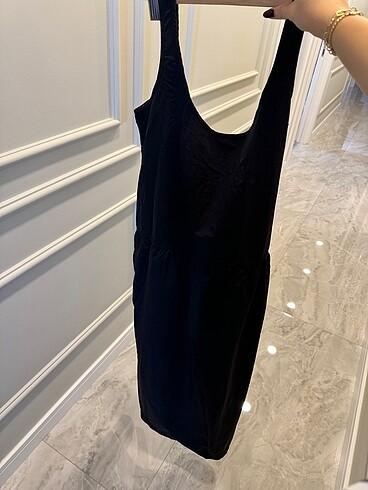 Zara Uzun Siyah Elbise - Görsel 4