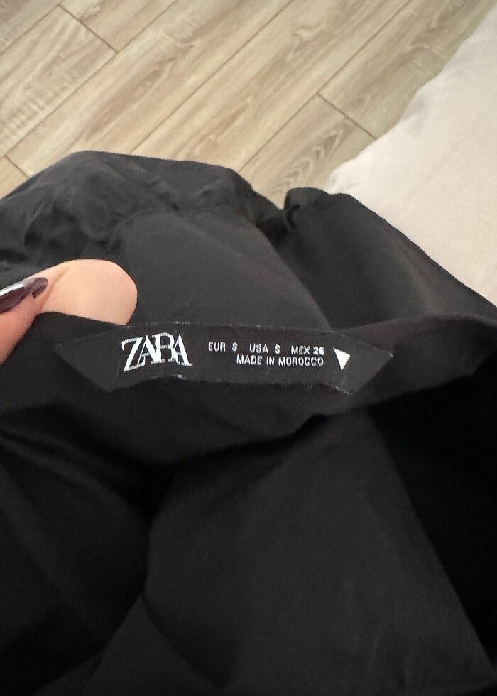 Zara Uzun Siyah Elbise - Görsel 3